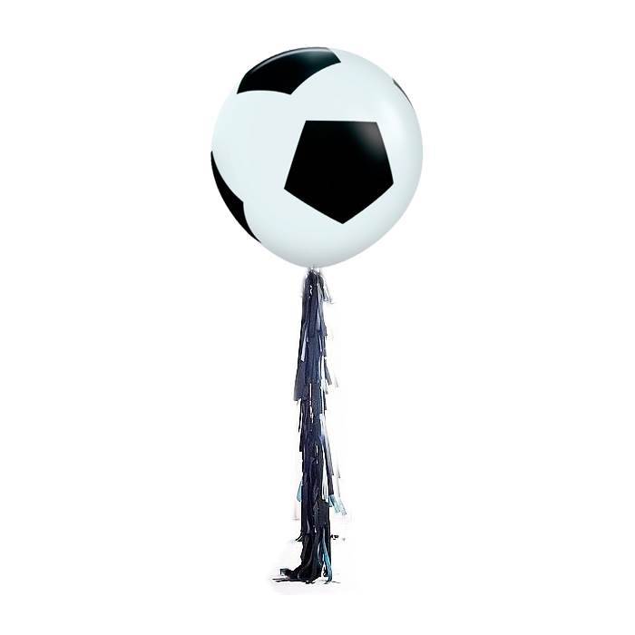 Олимпийский шар "Футбольный мяч" с кисточкой.