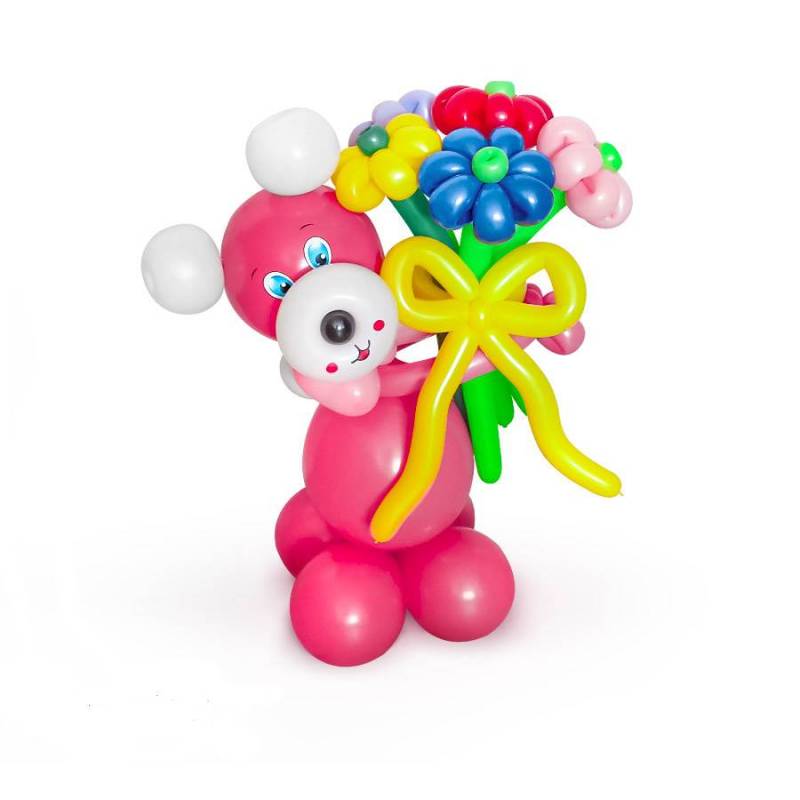 Фигура из шаров "Мишка косолапый"