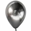 Воздушные шары серебро с гелием хромированные
