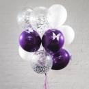 Набор хромированных шаров "Фиолетовые сны"