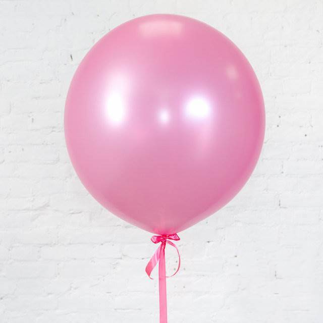 Олимпийский шар "Розовый металлик"  80 см