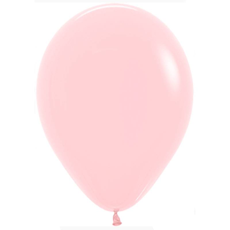 Пастельные розовые шары с гелием