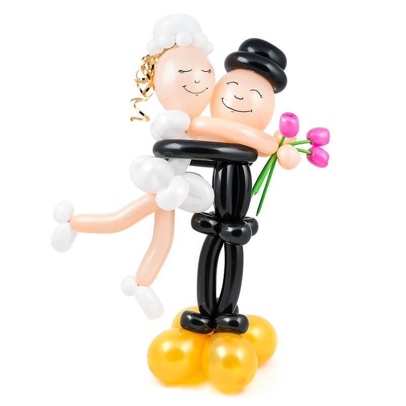 Фигура из шаров "Жених и невеста"