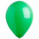 Зеленые латексные шары с гелием
